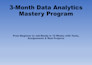 teach data analytics with live classes, recorded sessions, assignments, and test